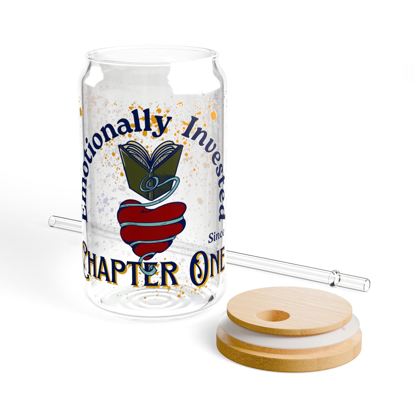 Emotionally Invested Chapter One Sipper Glass