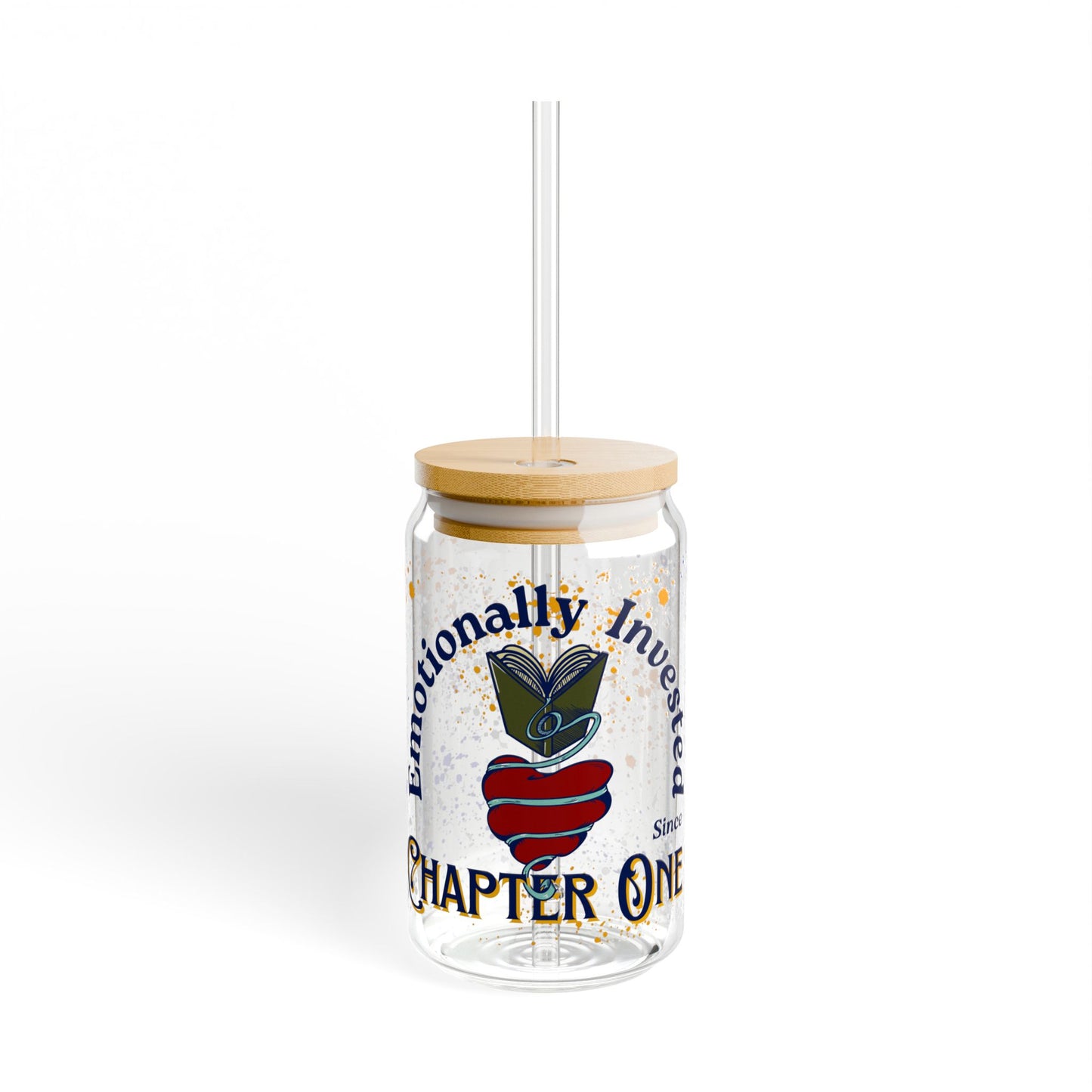 Emotionally Invested Chapter One Sipper Glass